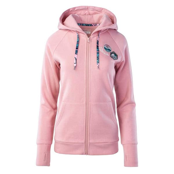 Elbrus Rivia II-hoodie med hel dragkedja för damer/kvinnor Beidal Rose S