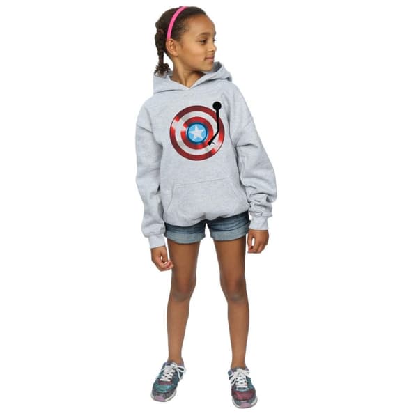 Marvel Girls Captain America Turntable Hoodie