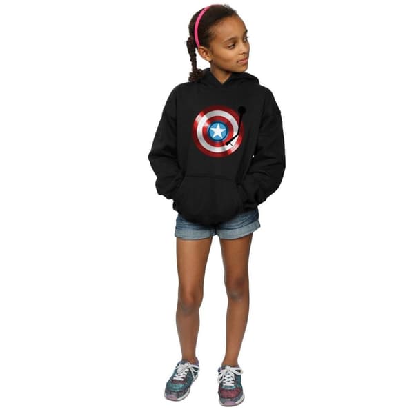 Marvel Girls Captain America Turntable Hoodie