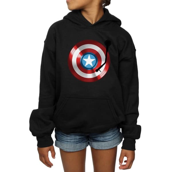 Marvel Girls Captain America Turntable Hoodie