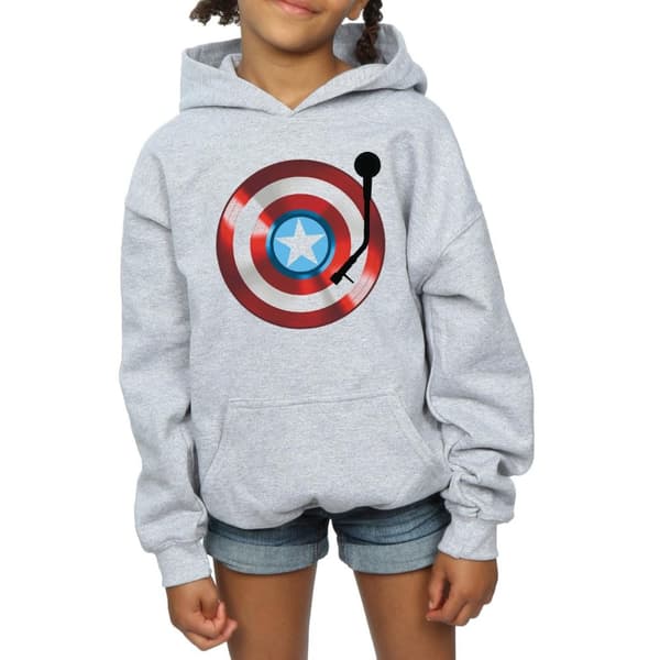 Marvel Girls Captain America Turntable Hoodie