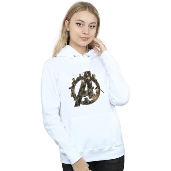 Marvel Womens/Ladies Avengers Infinity War Marvel Logo Hoodie
