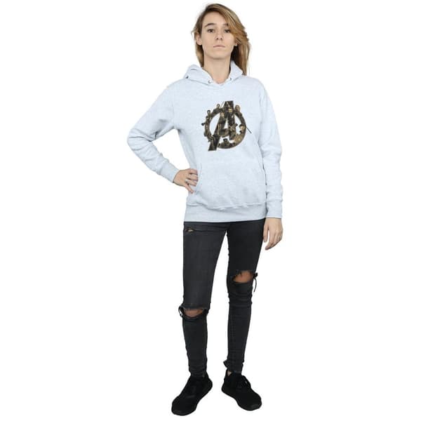 Marvel Womens/Ladies Avengers Infinity War Marvel Logo Hoodie