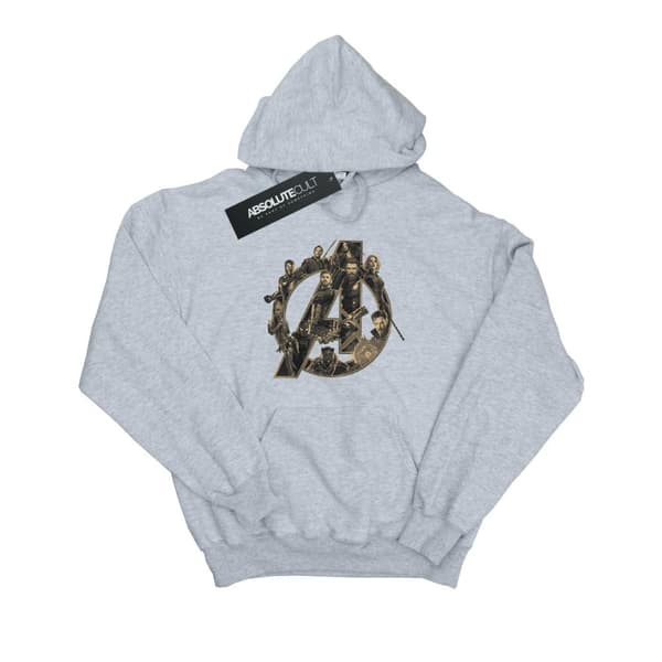 Marvel Womens/Ladies Avengers Infinity War Marvel Logo Hoodie