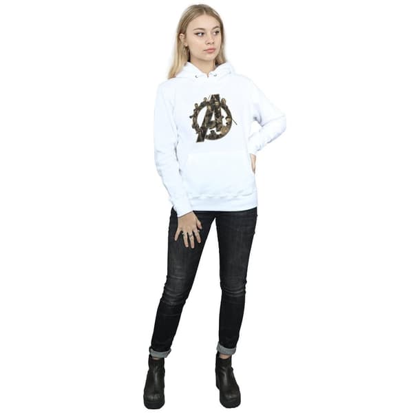 Marvel Womens/Ladies Avengers Infinity War Marvel Logo Hoodie