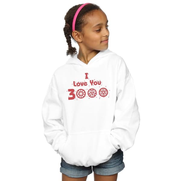 Marvel Girls Avengers Endgame I Love You 3000 Circuits Hoodie