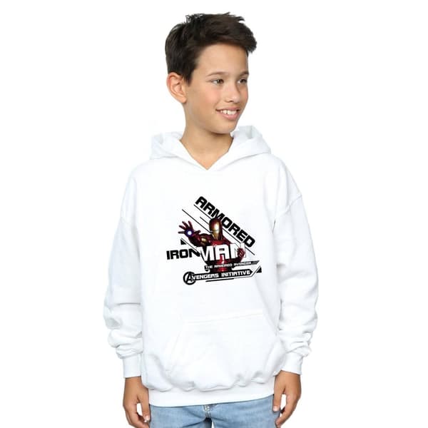 Marvel Boys Avengers Iron Man Armoured Avenger Hoodie