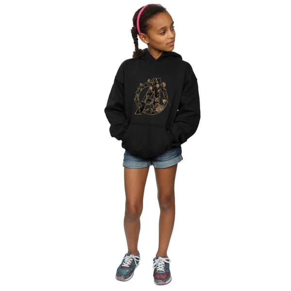 Marvel Girls Avengers Infinity War Marvel Logo Hoodie