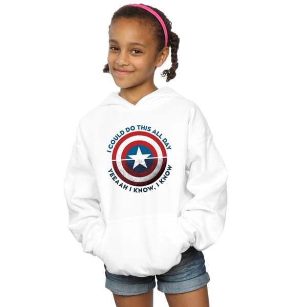 Marvel Girls Avengers Endgame Do This All Day Hoodie