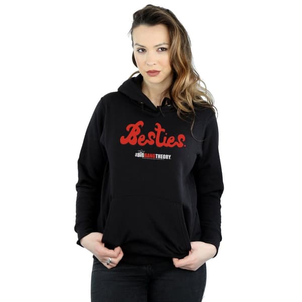 The Big Bang Theory Kvinnor/Ladies Besties Text Hoodie