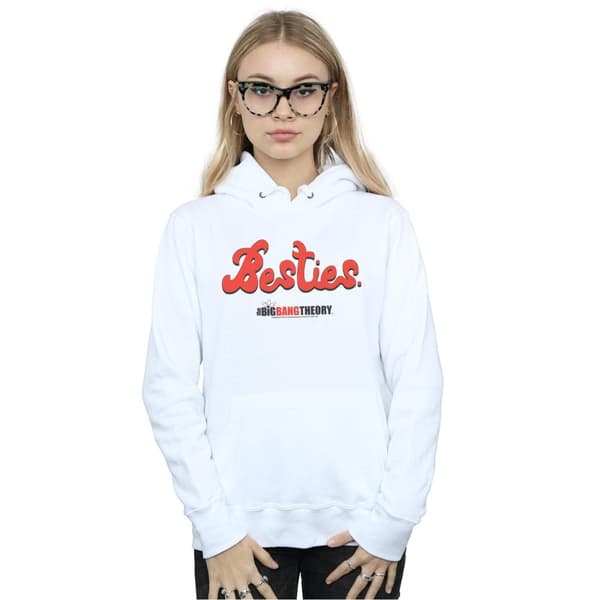 The Big Bang Theory Kvinnor/Ladies Besties Text Hoodie