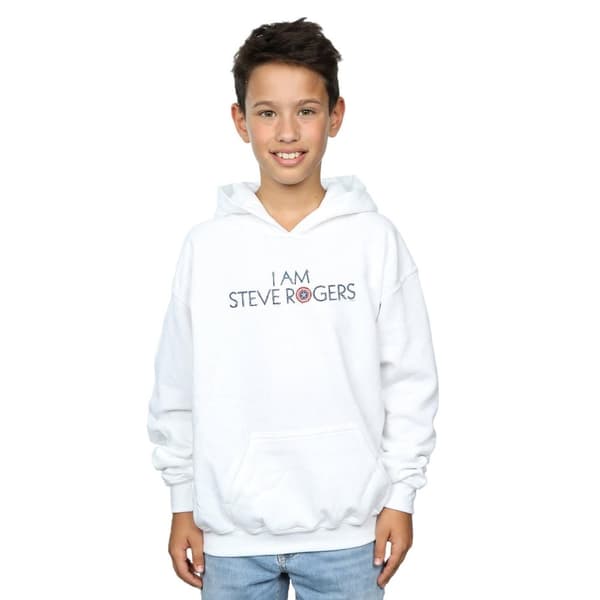 Marvel Pojkar Avengers Infinity War I Am Steve Rogers Hoodie