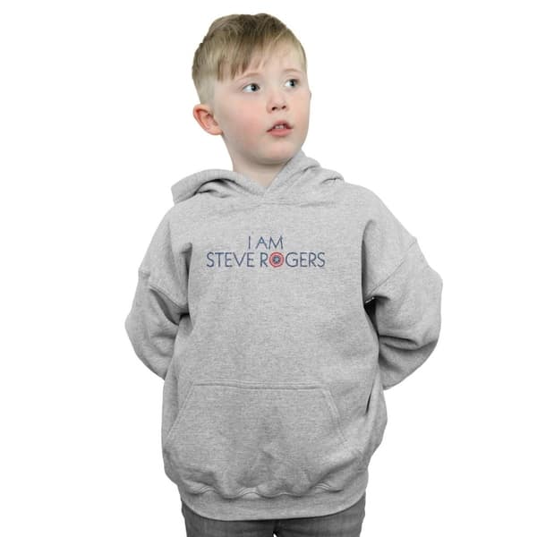 Marvel Boys Avengers Infinity War I Am Steve Rogers Hoodie