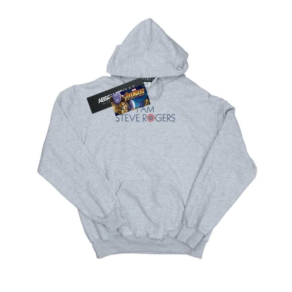 Marvel Boys Avengers Infinity War I Am Steve Rogers Hoodie