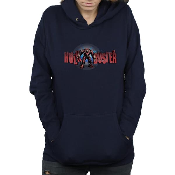 Marvel Womens/Ladies Avengers Infinity War Hulkbuster 2.0 Hoodie