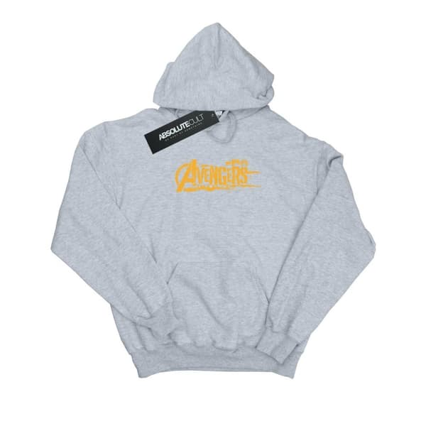 Marvel Girls Avengers Infinity War Orange Logo Hoodie