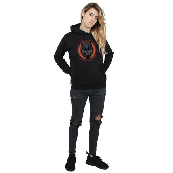 Marvel Womens/Ladies Black Panther Made in Wakanda Red Hoodie