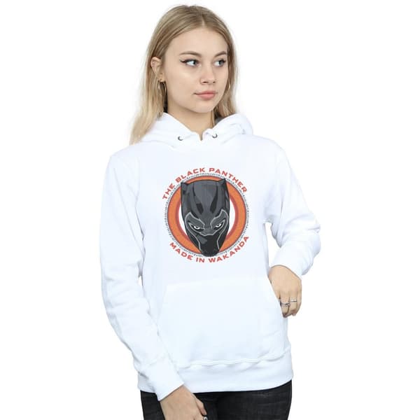 Marvel Womens/Ladies Black Panther Made in Wakanda Red Hoodie