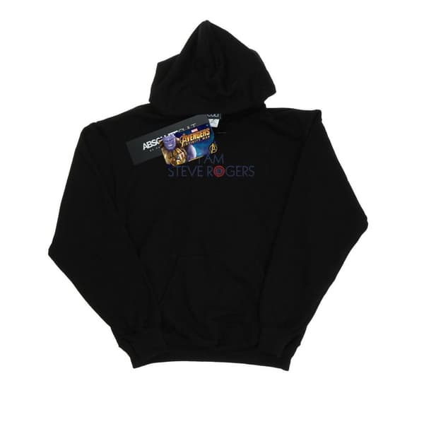 Marvel Avengers Infinity War I Am Steve Rogers-hoodie för tjejer