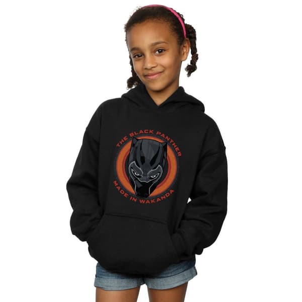 Marvel Black Panther Made in Wakanda Röd huvtröja för flickor