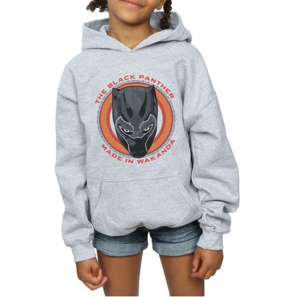 Marvel Black Panther Made in Wakanda Röd huvtröja för flickor
