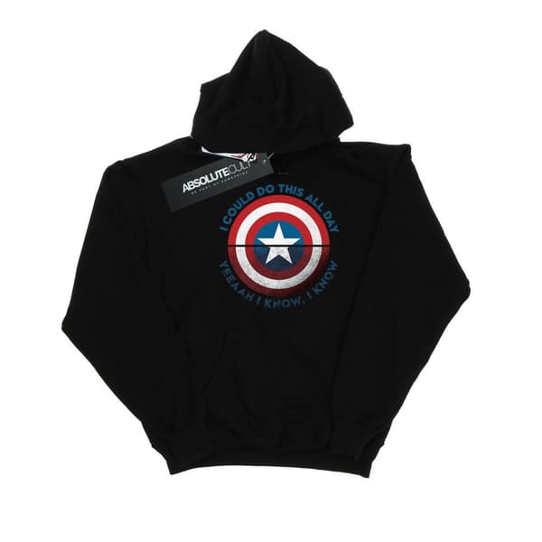 Marvel Boys Avengers Endgame Do This All Day Hoodie Black 5-6 Years