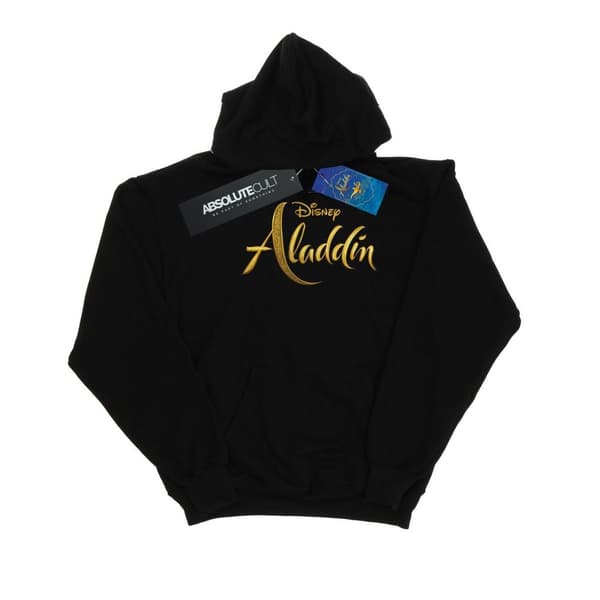 Disney Womens/Ladies Aladdin Movie Logo Hoodie