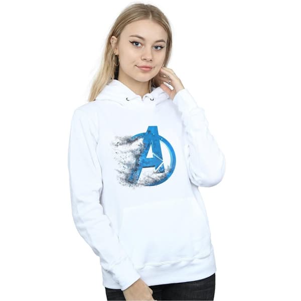 Marvel Womens/Ladies Avengers Endgame Dusted Logo Hoodie