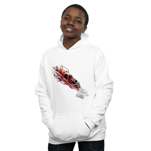 Marvel Boys Avengers Iron Man Shooting Burst Hoodie