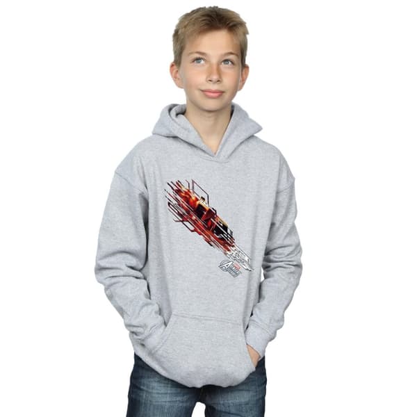 Marvel Boys Avengers Iron Man Shooting Burst Hoodie