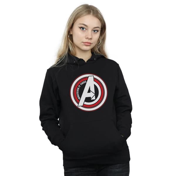Marvel Kvinnor/Ladies Avengers Endgame Whatever It Takes Symbol Hoodie