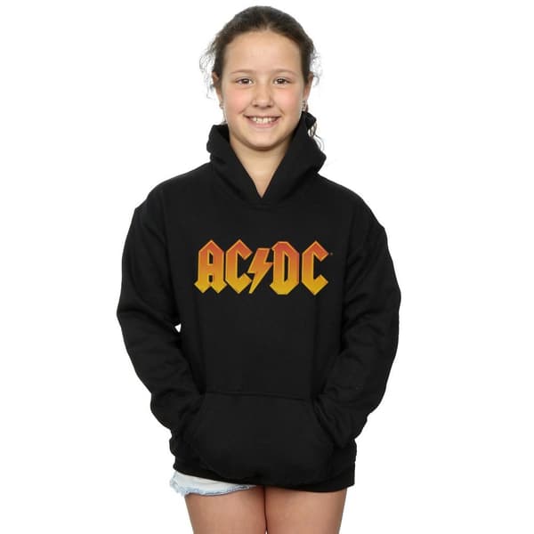 AC/DC Girls Fire Logo Hoodie
