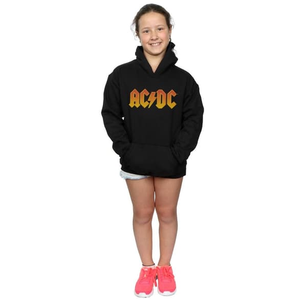 AC/DC Girls Fire Logo Hoodie