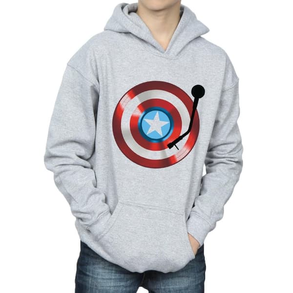 Marvel Kapuschongtröja Captain America Turntable för pojkar