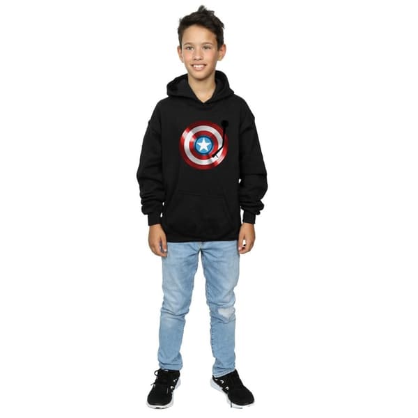 Marvel Kapuschongtröja Captain America Turntable för pojkar