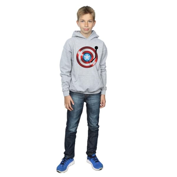 Marvel Kapuschongtröja Captain America Turntable för pojkar