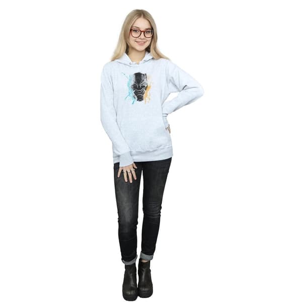 Marvel Womens/Ladies Black Panther Splash Hoodie