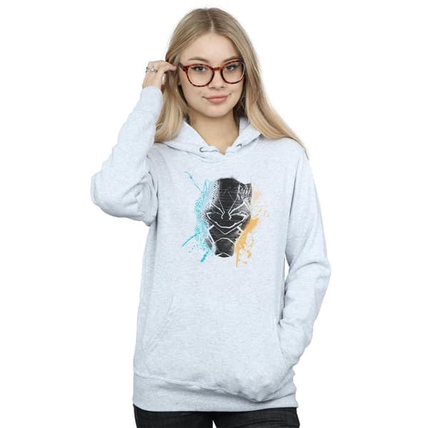 Marvel Womens/Ladies Black Panther Splash Hoodie