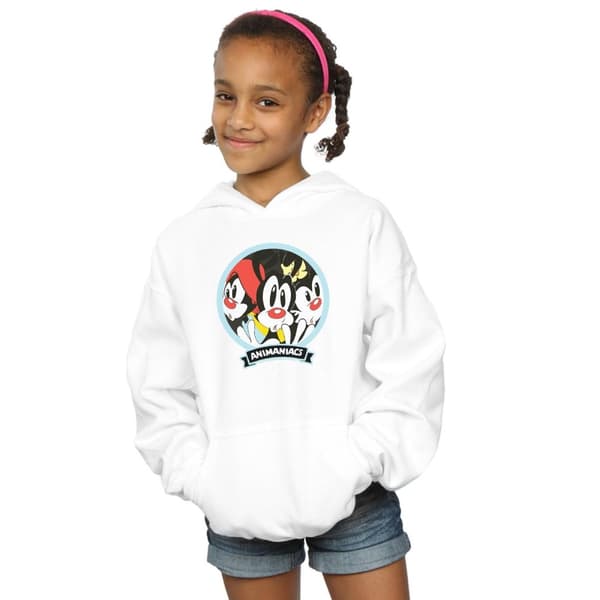 Animaniacs Fisheye Group-hoodie för flickor