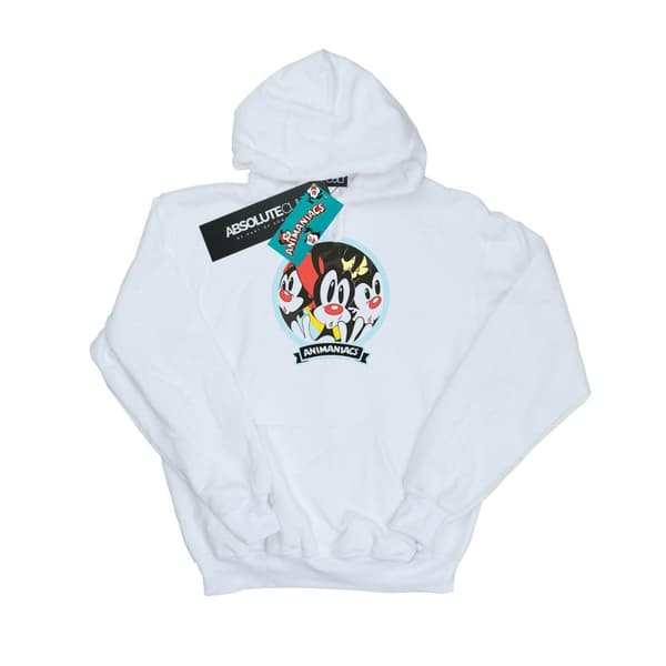 Animaniacs Girls Fisheye Group Hoodie White 5-6 Years