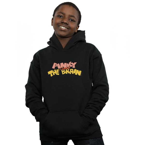 Animaniacs Boys Pinky And The Brain Logo Hoodie