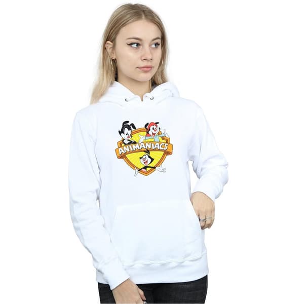 Animaniacs Womens/Ladies Logo Crest Hoodie