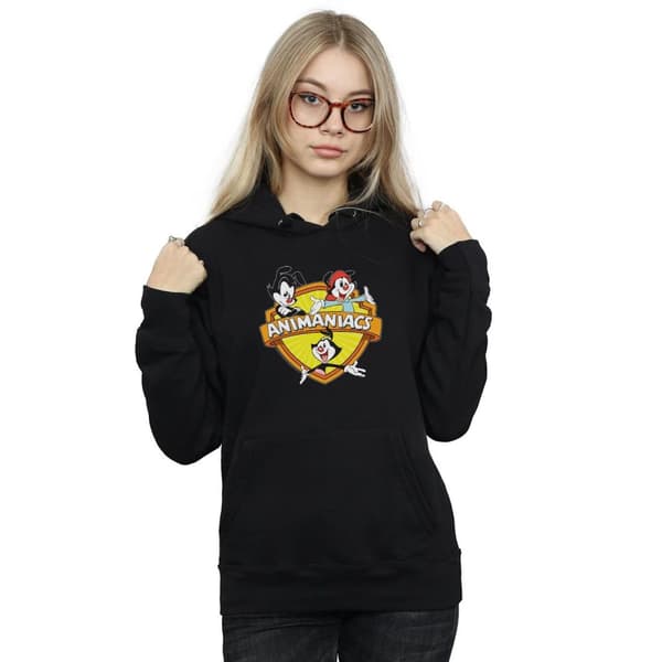 Animaniacs Logo Crest-hoodie för damer/kvinnor