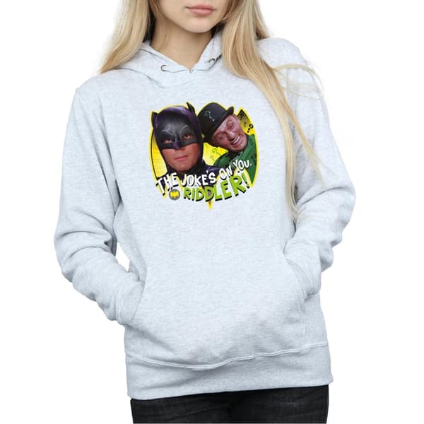 DC Comics Huvtröja för damer/kvinnor Batman TV Series The Riddler Joke