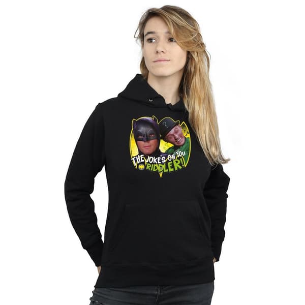 DC Comics Womens/Ladies Batman TV Series The Riddler Joke Hoodie