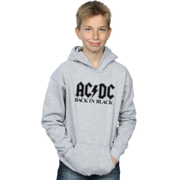 AC/DC Boys Back in Black Logo Hoodie