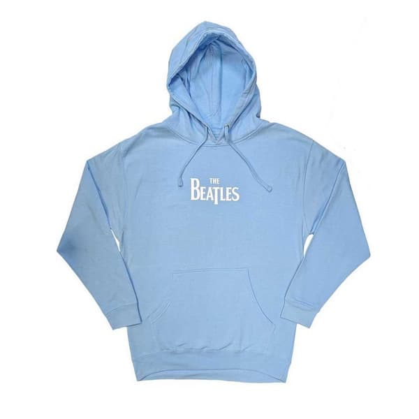 The Beatles Unisex Adult All You Need Is Love Back Print Hoodie Light Blue S