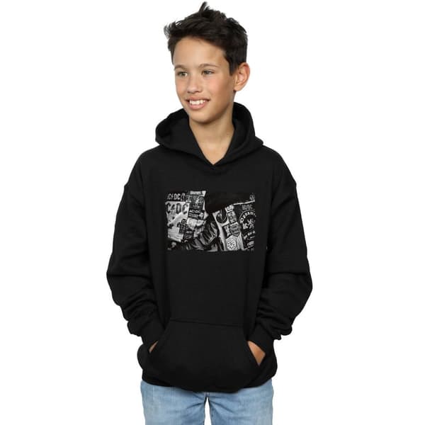 AC/DC Boys Badges And Posters Collection Hoodie