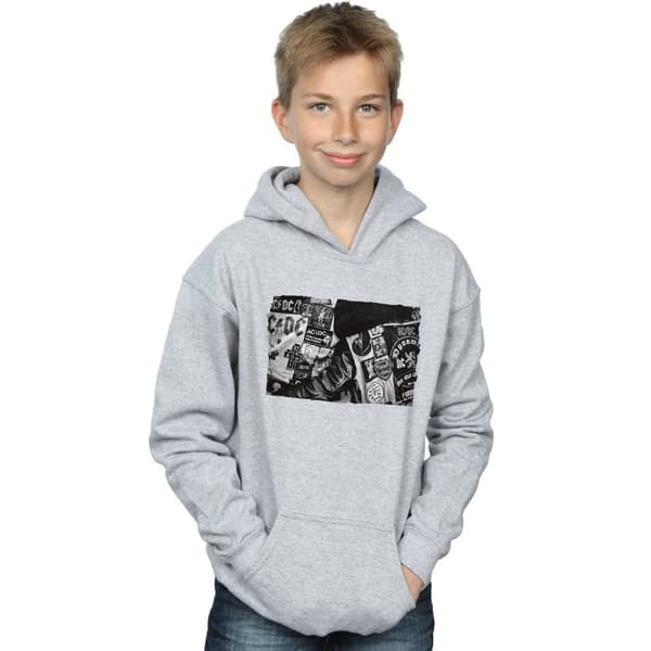 AC/DC Boys Badges And Posters Collection Hoodie