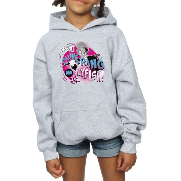 DC Comics Batman TV Series The Penguin Jellyfish Hoodie för tjejer